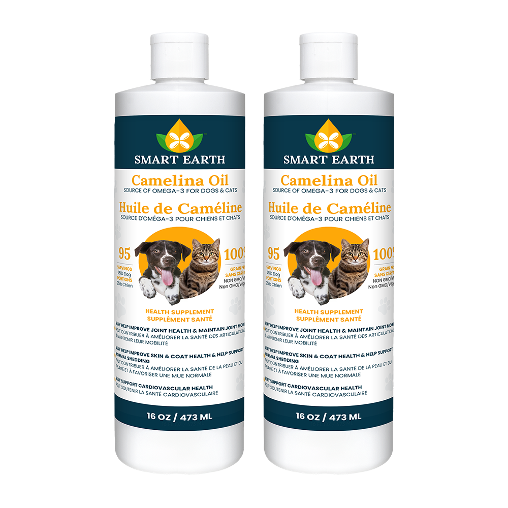 Two bottle -Camelina Oil for Canine - 16oz